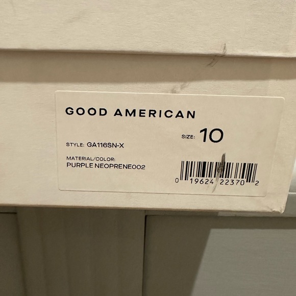 New Good American Ankle Shine bootie purple boots - Picture 4 of 6